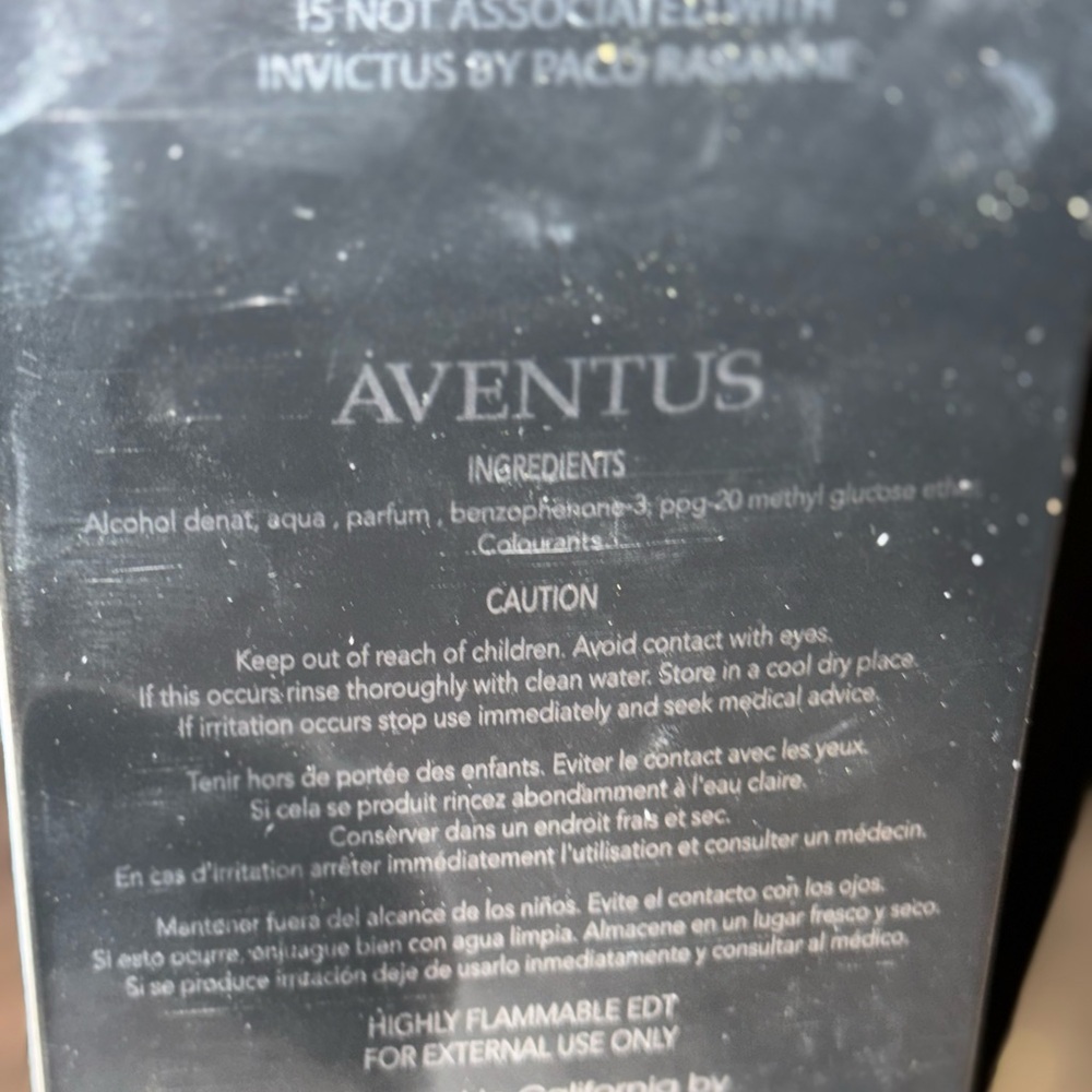 Eurolux Fragrances Version of Invictus Aventus Eau de Toilette Spray 3.4 fl oz - Picture 2 of 3
